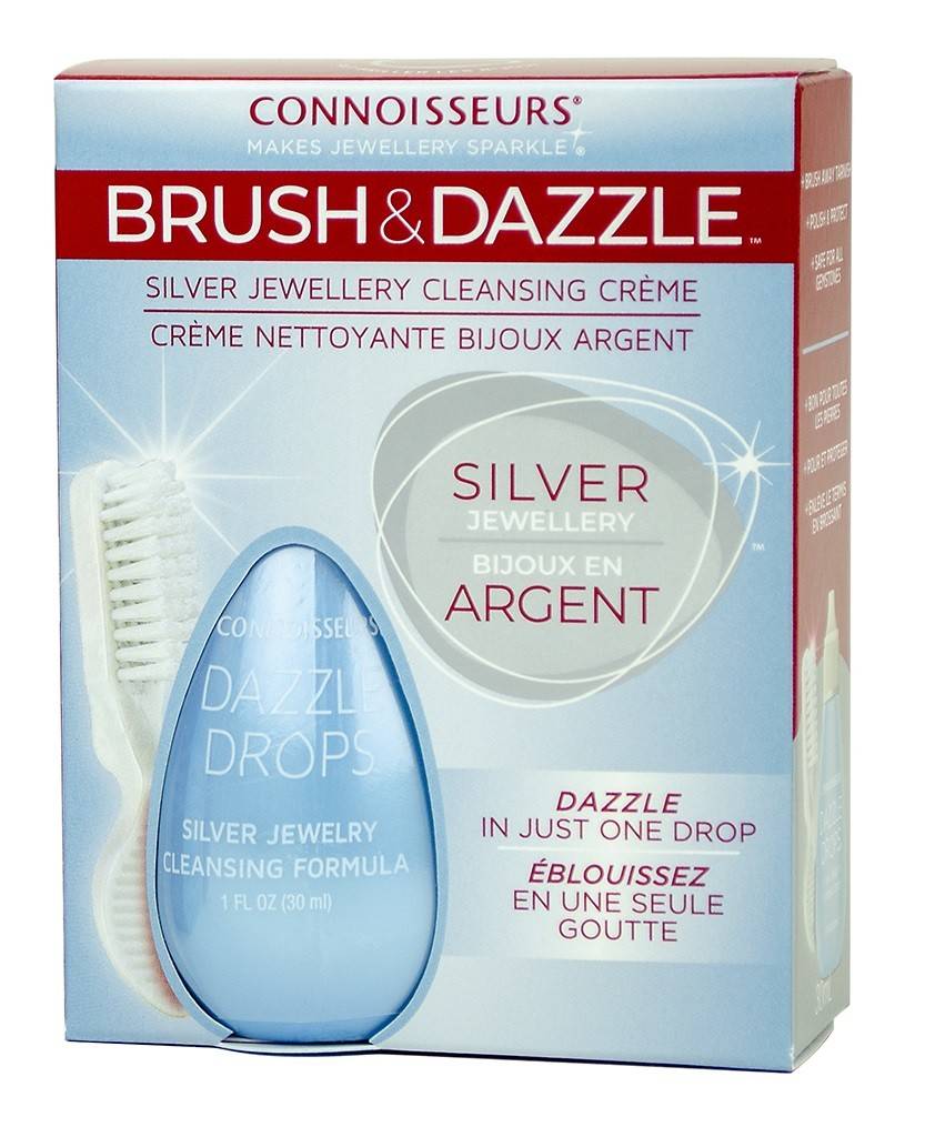 Gel avansat pentru curatare bijuterii din argint cu pietre pretioase: Brush & Dazzle