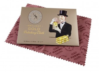 BRILLIANT GOLD POLISHING CLOTH - Laveta curatat aur 12.5x17.5